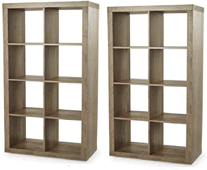 Better Homes and Gardens 8-Cube Organizer - (Rustic Gray, Set of 2)