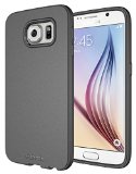 Galaxy S6 Case Diztronic Full Matte Flexible TPU Case for Samsung Galaxy S6 - Charcoal Gray GS6-FM-GRY