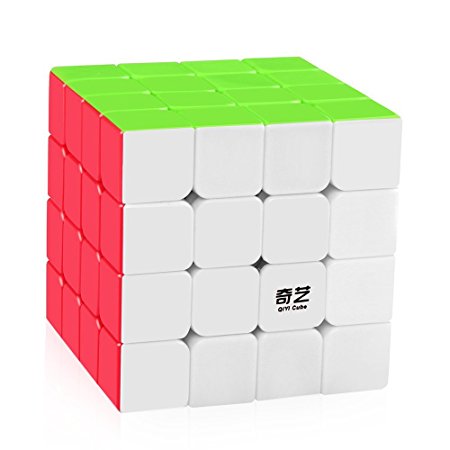 D-FantiX Qiyi Qiyuan S 4x4 Speed Cube Stickerless Magic Cube 4x4x4 Puzzle Toys