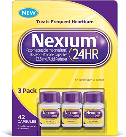Nexium 24HR 20mg Acid Reducer Tablet - 42 Count [2 PACK]