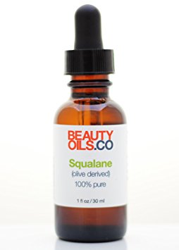 Squalane Oil (Olive Derived) - 100% Pure Plant Based (1 fl oz) Face Oil Moisturizer for Dry Skin, Fine Lines, and Wrinkles