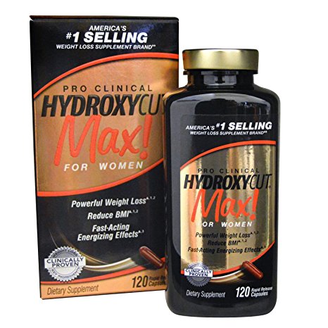 Hydroxycut Pro Clinical Max For Women -- 120 Rapid Relase Capsules (Pack of 1)