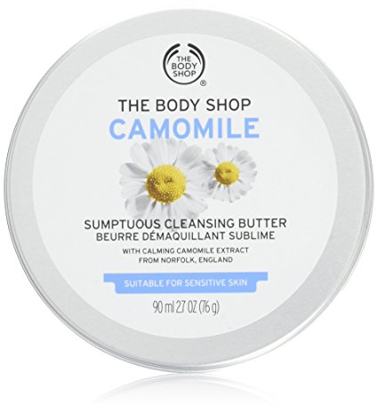 The Body Shop Camomile Sumptuous Cleansing Butter, Paraben-Free Makeup Remover, 2.7 Oz.