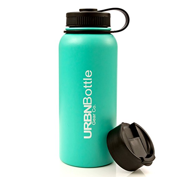 URBNGear Insulated Stainless Steel Water Bottle (Multiple Color & Sizes), BPA Free, Sweat Free, Vacuum Sealed Double Wall Keeps Drinks Cold Or Hot For 12  Hours