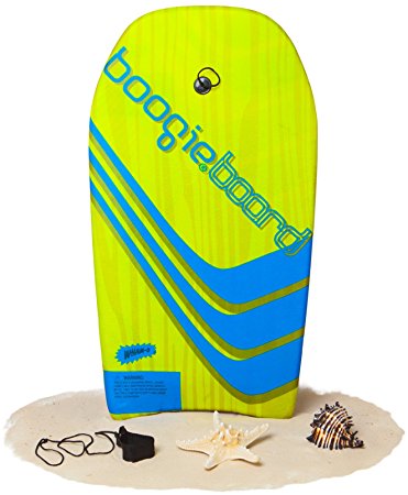 Boogie Board 33” Fiberclad Bodyboard - Durable Fiberclad Deck with Phuzion Core and Leash - Choose Your Graphics