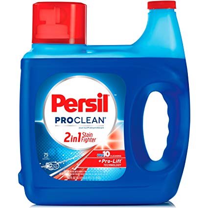 Persil ProClean 2-in-1 Liquid Laundry Detergent, 150 Fluid Ounces, 75 Loads