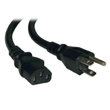 Tripp Lite Computer Power Cord 13A 16AWG NEMA 5-15P to IEC-320-C13 8-ftP006-008-13A