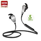 Bluetooth Headphones Mostfeel Cobra Wireless Bluetooth 40 Sport Headphones In-Ear Noice Cancelling Stereo Headsets with Microphone for iPhone Samsung HTC LG and Other Android IOS Cell PhonesDevicesBlack