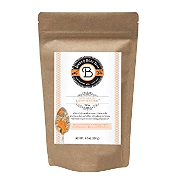 Birds & Bees Teas - Light Hearted Bulk Refill Bag - Cool Heartburn Discomfort w/ Natural Herbs! A Delicious Herbal Tea Blend, 100% Satisfaction Guaranteed! Best for Pregnant & Breastfeeding Mothers