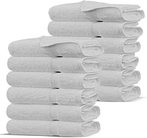 Towel Bazaar Premium Turkish Cotton Super Soft and Absorbent Washcloths