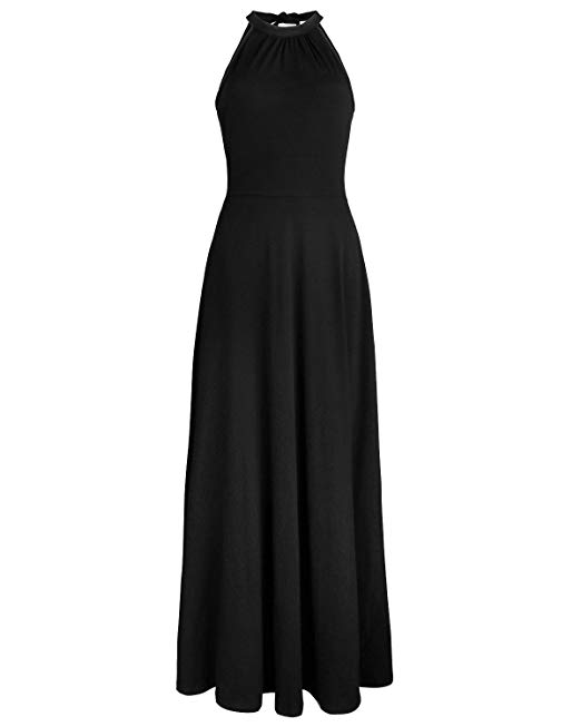 STYLEWORD Women's Off Shoulder Elegant Maxi Long Dress
