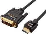 AmazonBasics HDMI to DVI Adapter Cable - 6 Feet 18 Meters