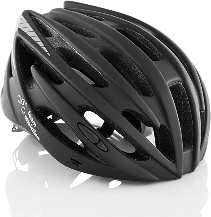 TeamObsidian Airflow Bike Helmet with in-Molded Reinforcing Skeleton for Added Protection - Adult Size, CPSC Safety Certified - Comfortable, Lightweight, Breathable