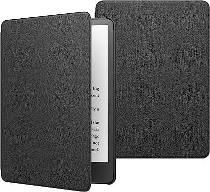 MoKo Case for 6.8" Kindle Paperwhite (11th Generation-2021) and Kindle Paperwhite Signature Edition, Lightweight Shell Cover with Auto Wake/Sleep for Kindle Paperwhite 2021 E-Reader, Black