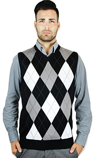 Blue Ocean Argyle Sweater Vest