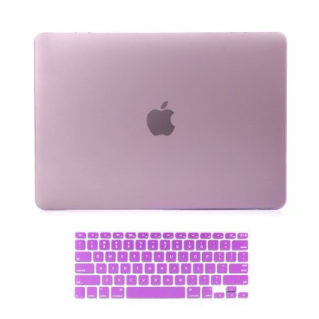 Versality Hard Back Case and Matching Keyboard Cover for MacBook Pro 13.3" with Retina Display (A1502 / A1425) - Lavender Matte