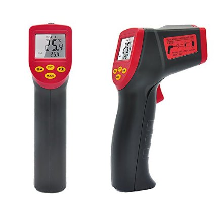 Temperature Gun, Aidbucks A530 Non-contact Infrared Digital Thermometer Laser Point -32℃ to 530℃