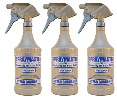 3 Pack 32oz. SprayMaster Heavy Duty Spray Bottles