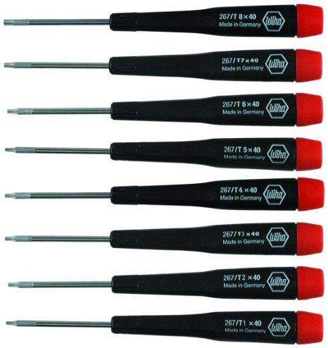 Wiha 26791 Precision Torx T1-T8 Set 8-Piece