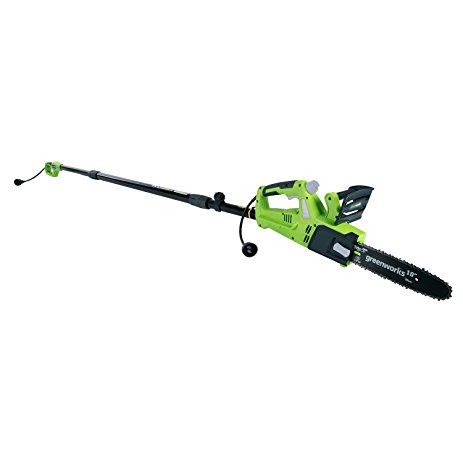 Greenworks 10-Inch 6 Amp Corded Chainsaw & Pole Saw Combo PSCS06B00