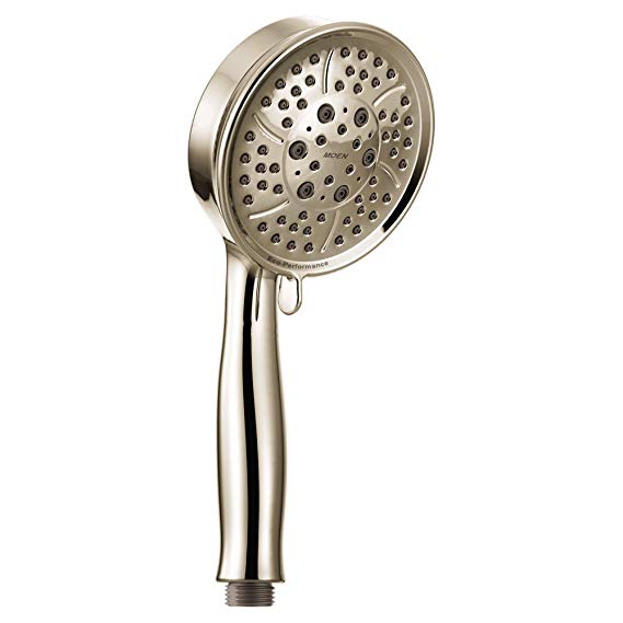 Moen 164927NL Replacement 4-Function Polished Nickel Handheld Showerhead