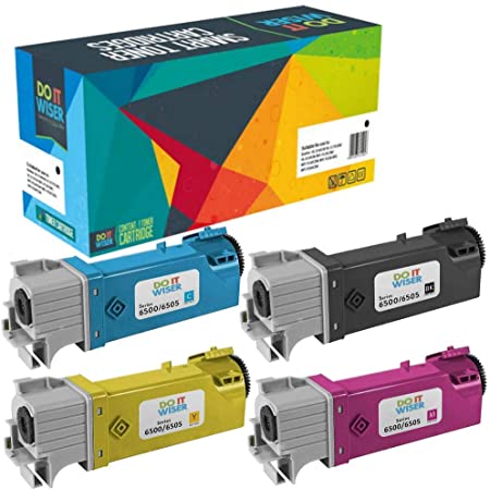 Do it wiser Compatible Toner Cartridge Replacement for Xerox Phaser 6500 6500N 6500DN WorkCentre 6505 6505N 6505DN (4-Pack)