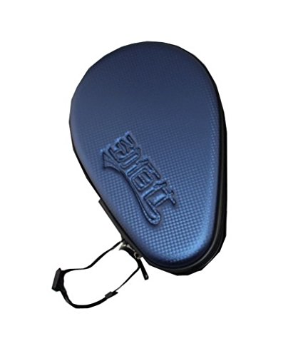 Hard Cover for Tabel Tennis Paddle and Balls, PingPong Racket Bag, Royal Blue