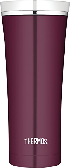 Thermos 16 Ounce Vacuum Insulated Travel Tumbler, Burgundy