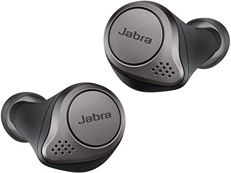 Jabra Elite 75t True Wireless Bluetooth Earbuds, with charging case, 4th generation, 28 hours battery, Alexa Built in - Titanium Black