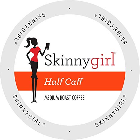 Skinnygirl Half Caff coffee Single Serve Cups for Keurig K Cup Brewers, 24Count