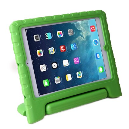 HDE iPad Air 1 Case for Kids Bumper Cover Shockproof Protection Handle Stand for iPad 5 (Green)