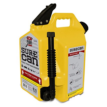 SureCan - Diesel Gas Can with Rotating Spout - 5.0 Gallons