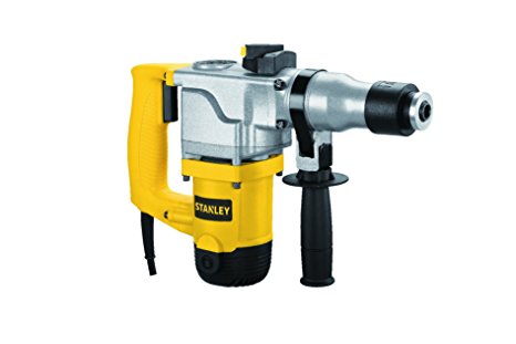Stanley 26mm 850-Watt 2 Mode L-Shape SDS-Plus Hammer with Kitbox (Yellow and Black)