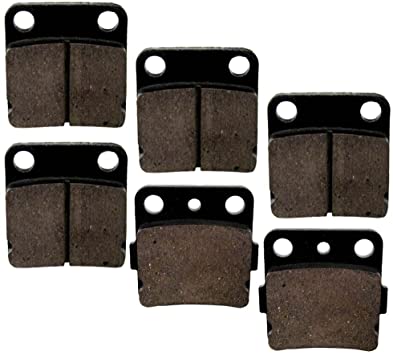 Caltric Brake Pads Compatible With Yamaha Banshee 350 Yfz350 1990-2006 Front Rear Brakes