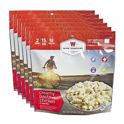 Wise Company Creamy Pasta with Chicken Camping Food (Case of 6)