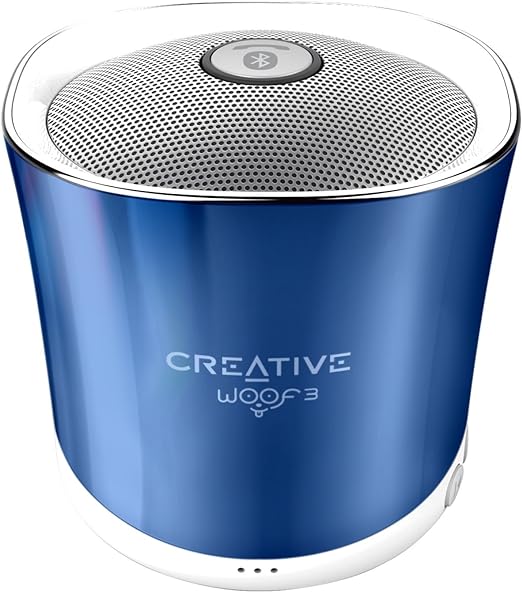 Creative Woof 3 Bluetooth Wireless Speaker (Crystallite Blue)