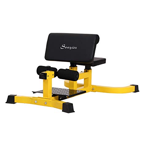 Soozier Adjustable Sissy Squat Ab Sit Up Home Gym Workout Exercise Leg Machine