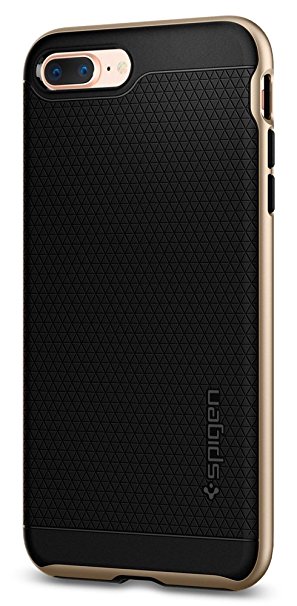 Spigen Neo Hybrid [2nd Generation] iPhone 8 Plus Case / iPhone 7 Plus Case with Hard Frame for Apple iPhone 8 Plus (2017) / Apple iPhone 7 Plus (2016) - Champagne Gold