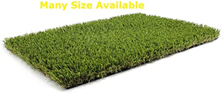 Synturfmats 7'x15' Artificial Grass Carpert Rug - Premium Indoor/Outdoor Green Synthetic Turf, 4-Toned Blades
