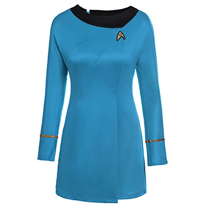 Classic Star Trek Dress Costume Adult Duty Women Uniform