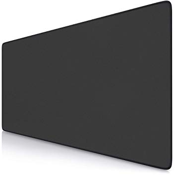 Ktrio Extended Gaming Mouse Pad Large Gaming Mice Mat Waterproof Mice Pad with Nonslip Rubber Base Keyboard Mat 35.4 x 15.7 inch Black 1 Pack