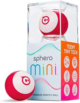 Sphero Mini (Red) App-Enabled Programmable Robot Ball - STEM Educational Toy for Kids Ages 8 & Up - Drive, Game & Code Play & Edu App…