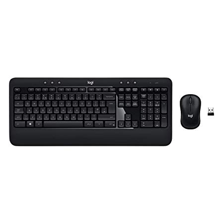 Logitech Advanced Combo Wireless Keyboard and Mouse, UK layout