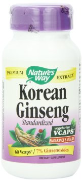 Natures Way Ginseng Korean 60 Capsules