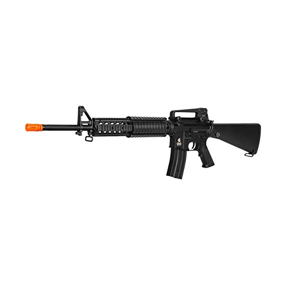 Lancer Tactical LT-22B 12" RIS AEG Semi Full Auto Airsoft Rifle Gun with Sights