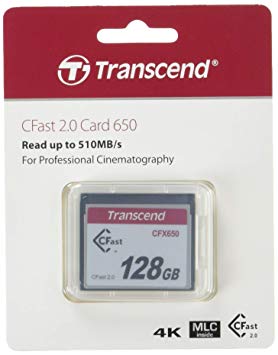 Transcend 128GB, CFast2.0, SATA3, SLC Mode - TS128GCFX650