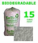 1 x 15 Cubic Foot Eco Flo Biodegradable Loose Fill Bags