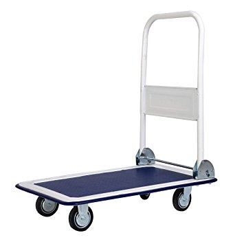 Giantex 330lbs Platform Cart Dolly Folding Foldable Moving Warehouse Push Hand Truck