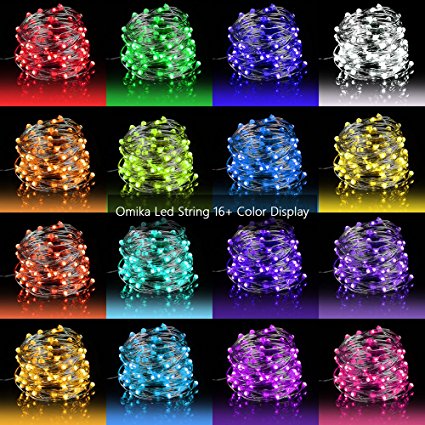LED Fairy Lights 33ft 100 LEDs Battery Operated String Lights Waterproof Multi Color Changing, Firefly Lights with Remote Control for Indoor Outdoor,Bedroom,Patio,Wedding,Party Christmas Decorations