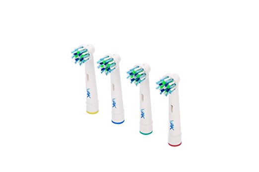 Replacement Electric Toothbrush Heads For Braun Oral B (4 PACK)[BUY ONE GET ONE FREE]
